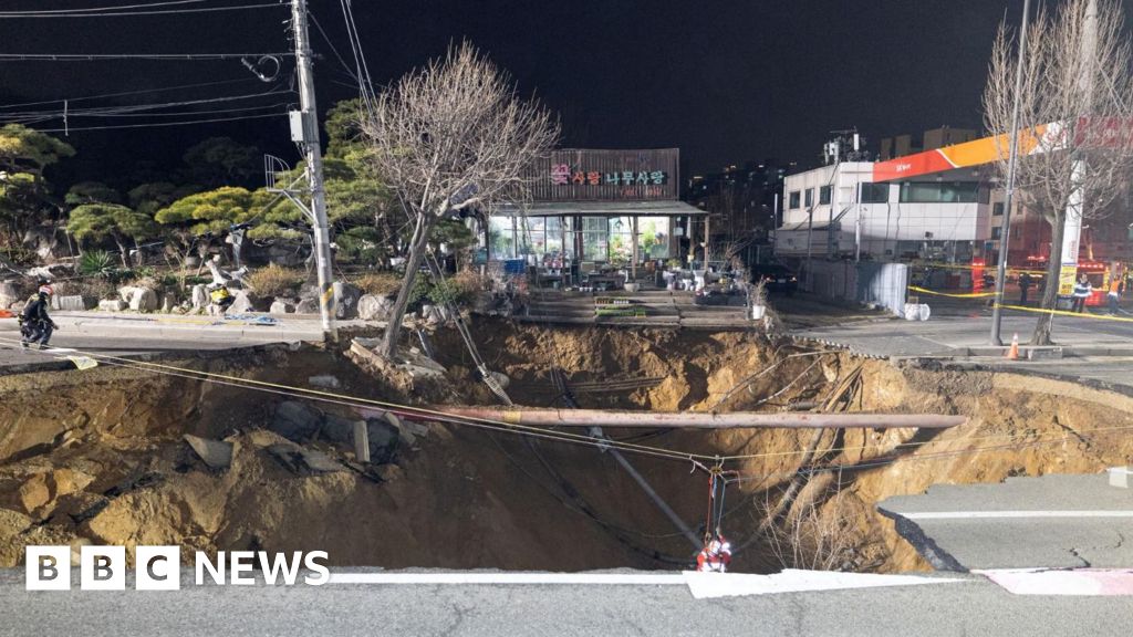 Man swallowed by sinkhole in Seoul found dead