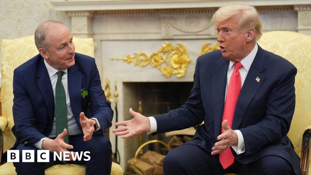 Donald Trump raises ‘massive’ trade imbalance during Irish PM meeting